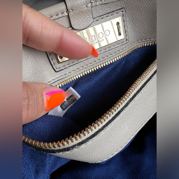 SOLD ❌ Jimmy Choo Denim Sasha Tote - Picture 7 of 15